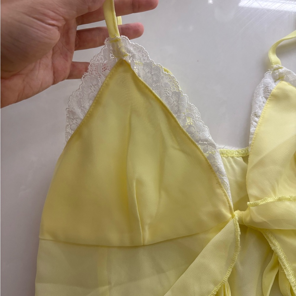 Never Worn Baby Yellow SHEIN Top - Picture 5 of 6
